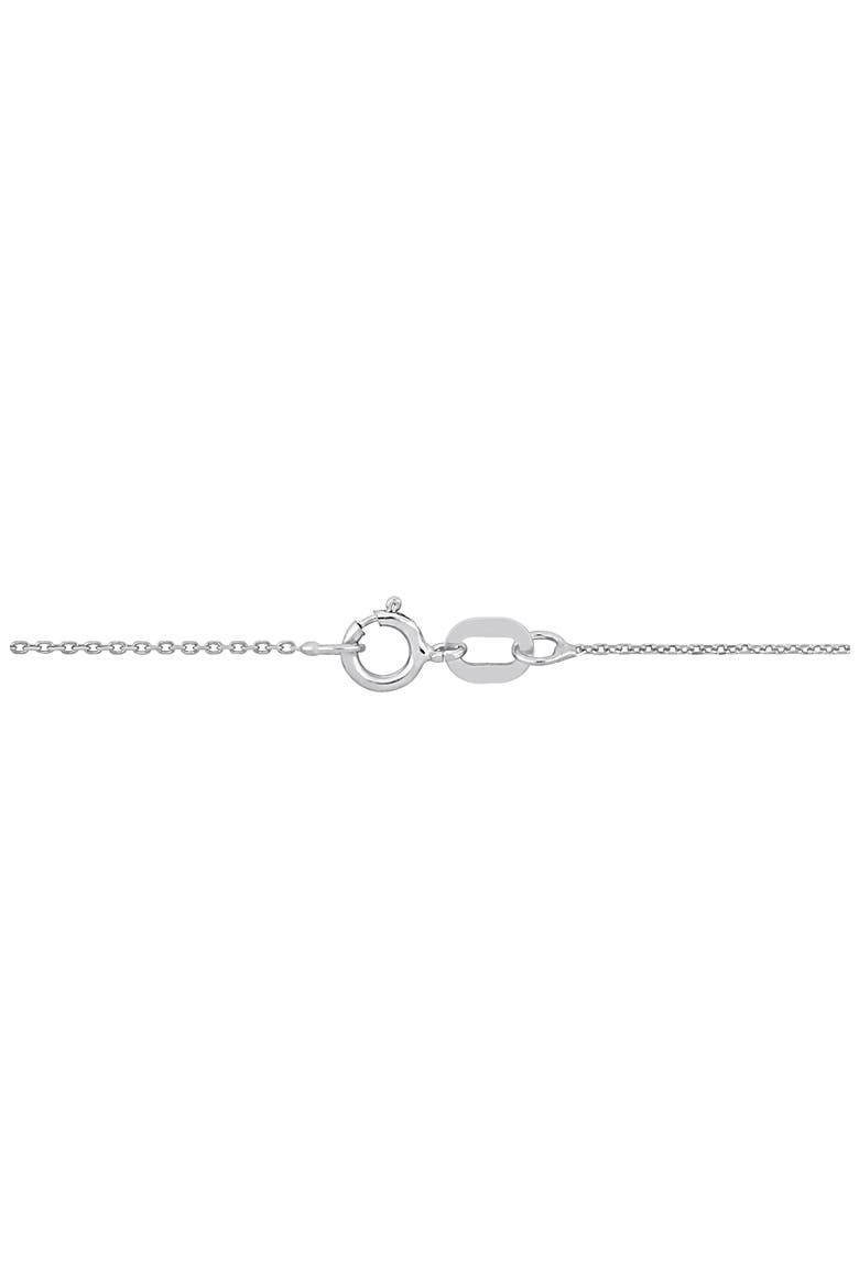 Dainty Curb Link Bracelet, Alternate, color, WHITE GOLD