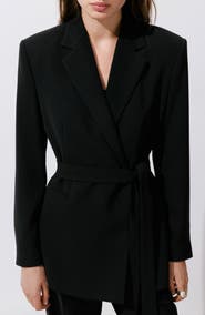 MANGO Iguana One Button Blazer