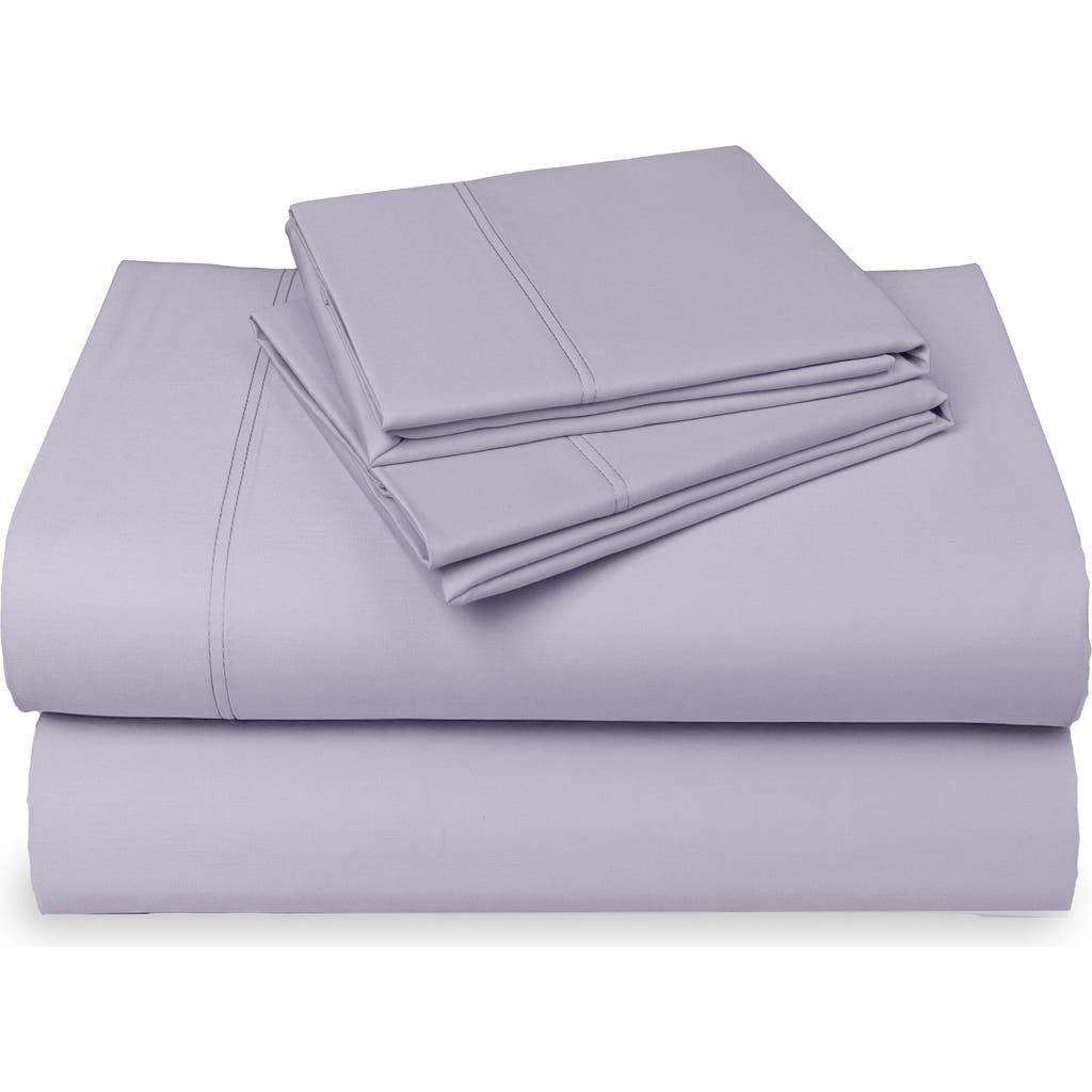 California Design Den Hotel Luxe 800 Thread Count 100% Cotton Sateen Sheet Set In Purple