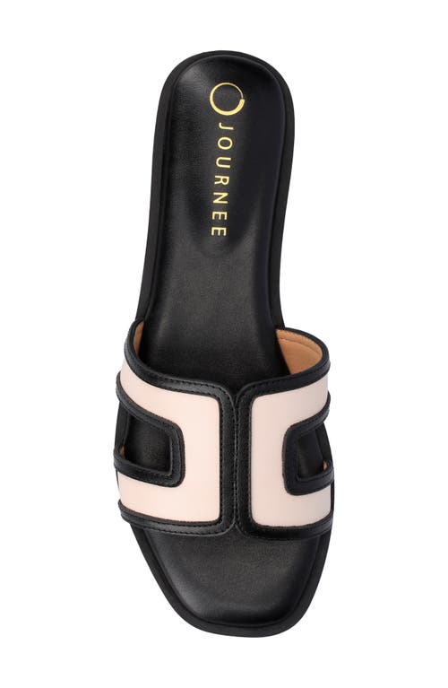 Journee Collection Primah Slide Sandal In Bone