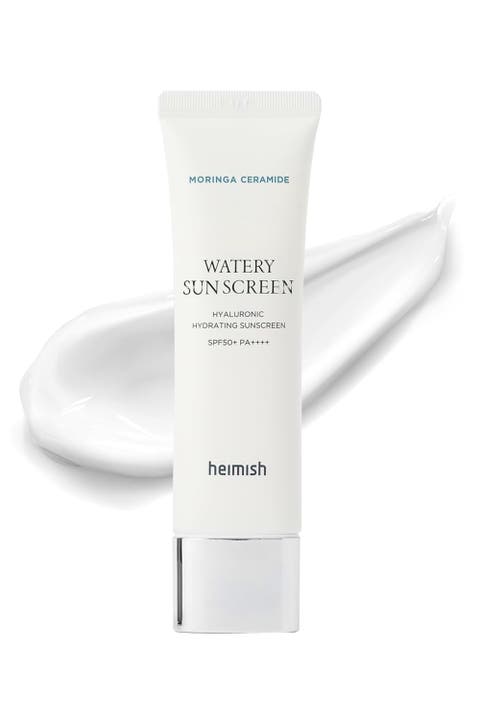 SPF 50 Watery Sunscreen Women All Skin Types Daily Facial Hydration 50ml