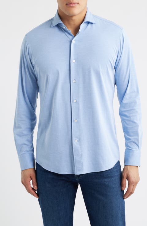 Excursionist Flex Tailored Fit Wrinkle Resistant Button-Up Shirt
