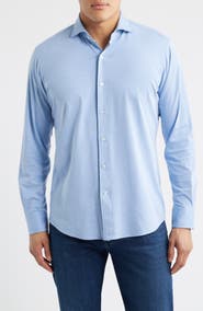 Peter Millar Excursionist Flex Tailored Fit Wrinkle Resistant Button-Up Shirt