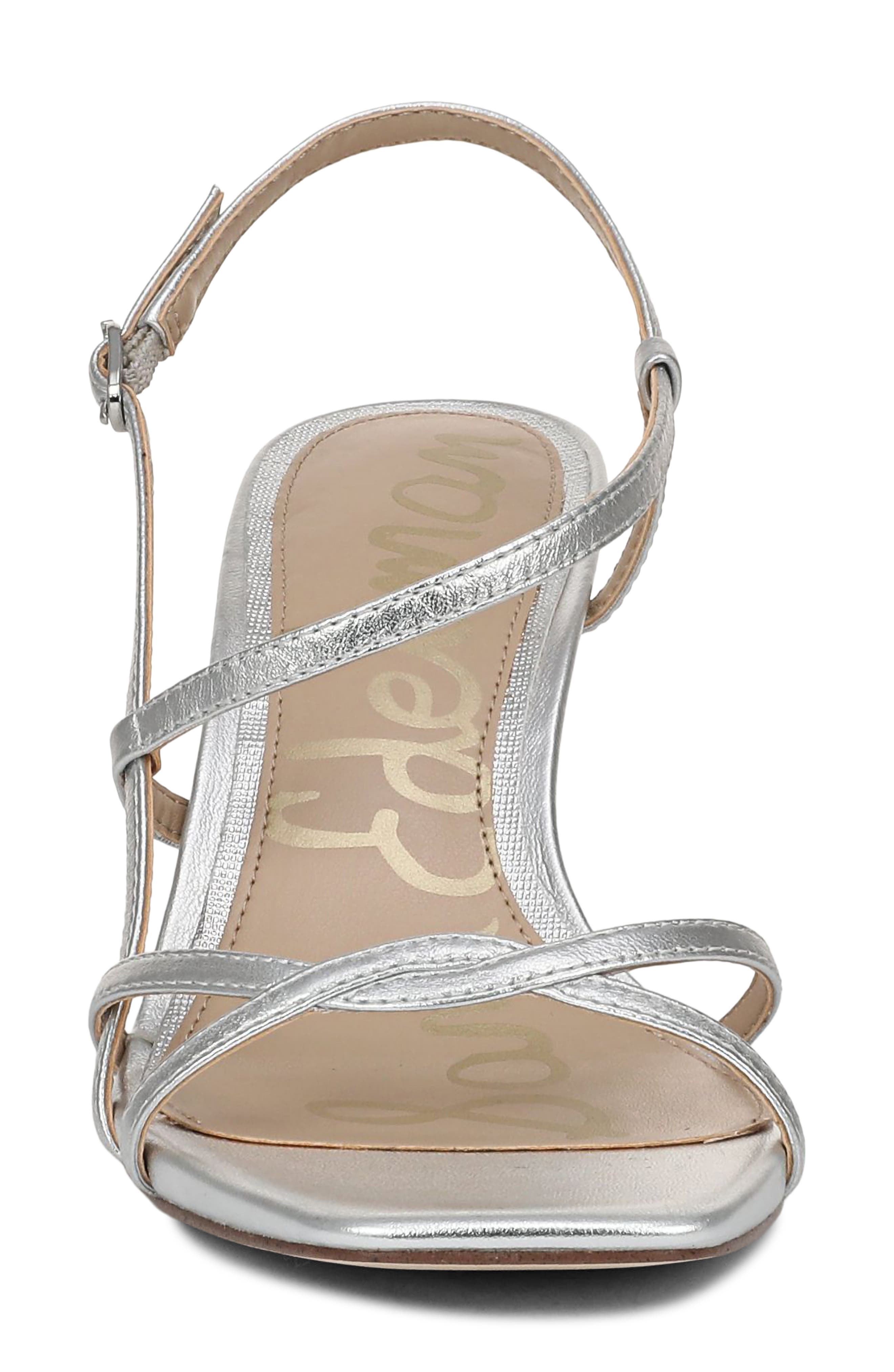 Elissa Slingback Sandal, Alternate, color, SOFT SILVER