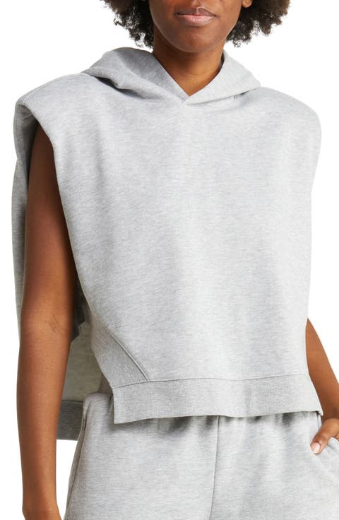 Headliner Crop Sleeveless Hoodie