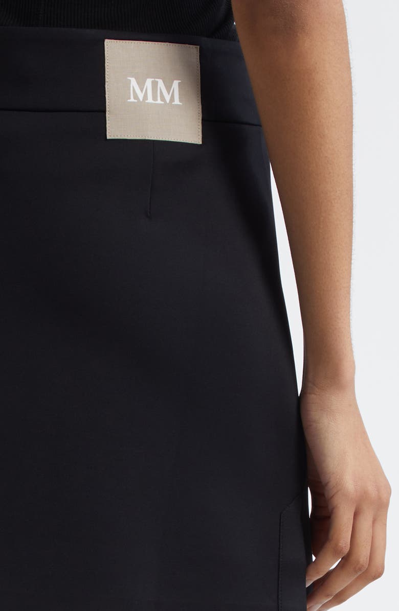 MM by Max Mara Eridani Jersey Pencil Skirt, Alternate, color, Black