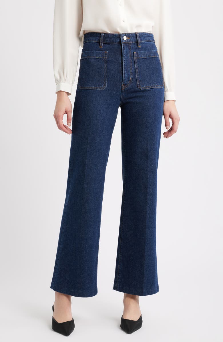 FRAME The Refined Straight Leg Jeans, Main, color, Taboo