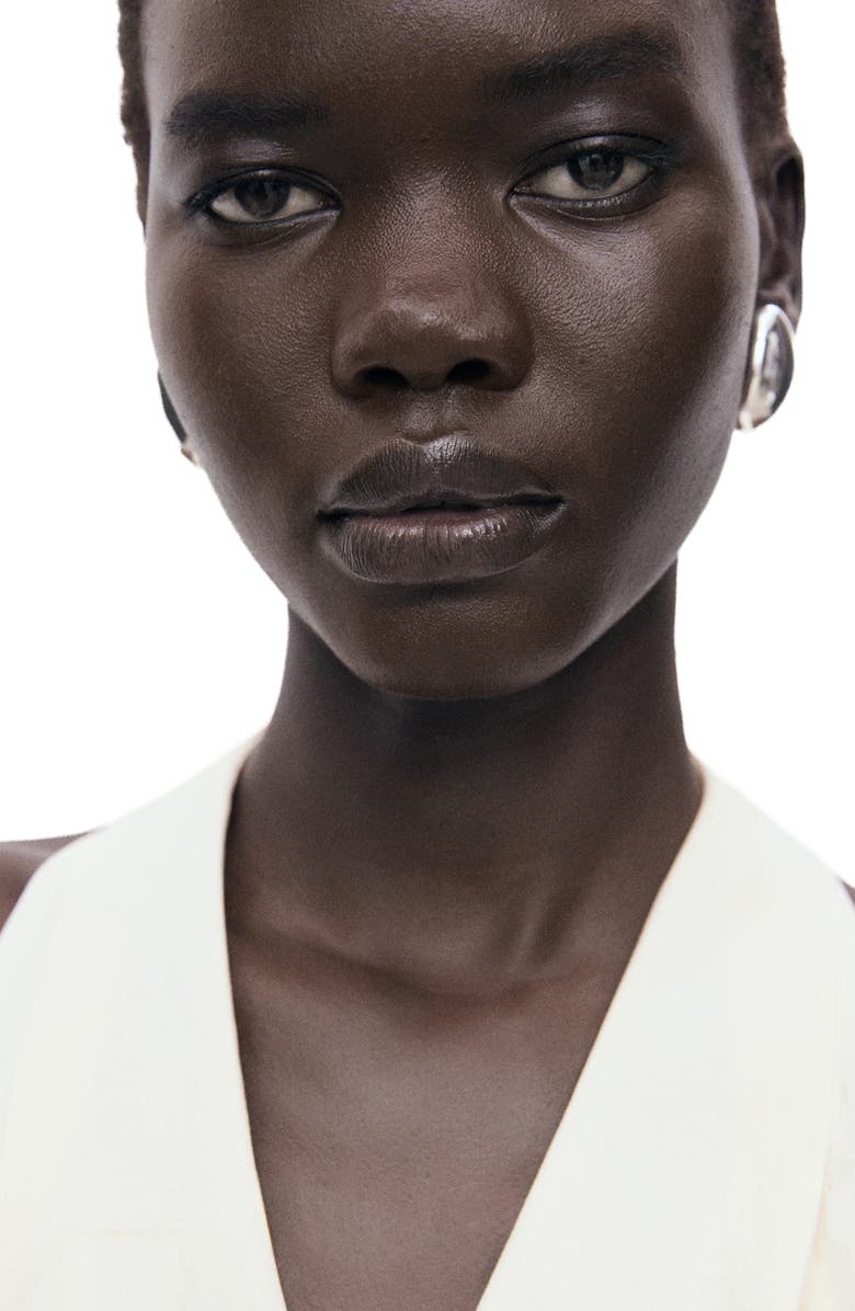 MANGO Sleeveless Tie Waist Jumpsuit, Alternate, color,