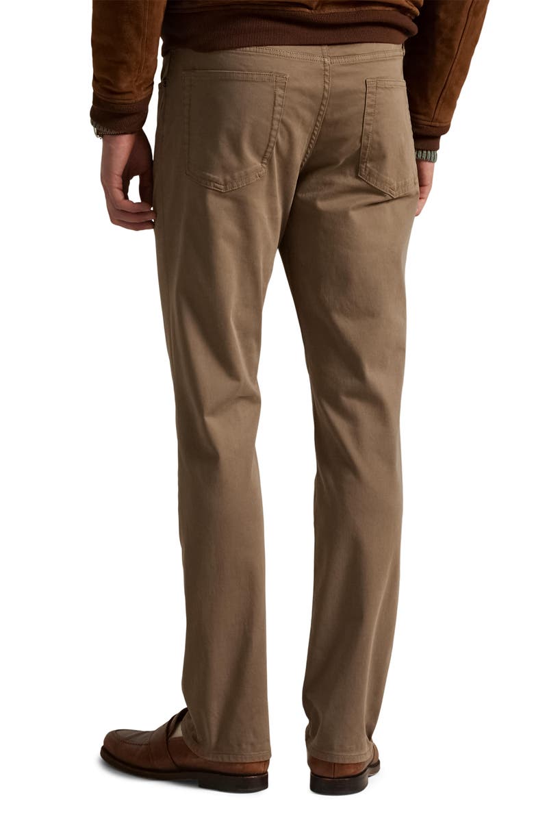 Polo Ralph Lauren Varick Slim Straight Leg Stretch Sateen Pants, Alternate, color, Dark Taupe