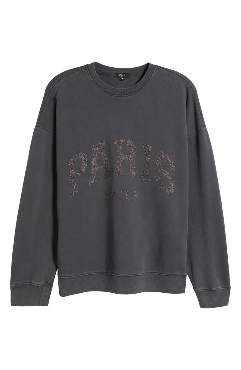 Rails Varsity Paris Cotton Graphic Sweatshirt, Main, color,