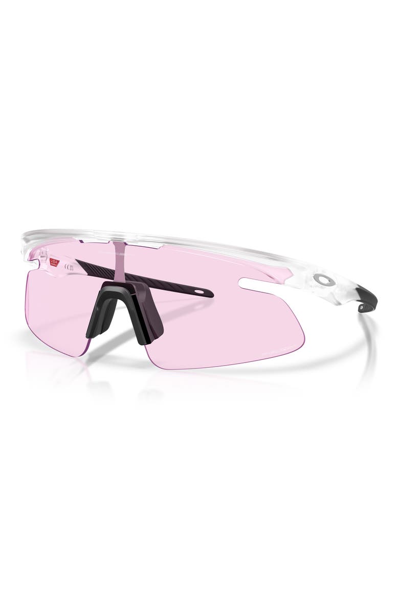 Gender Inclusive RSLV Lite 150mm Rectangle Sunglasses, Alternate, color, MATTE CLEAR / PRIZM LOW LIGHT