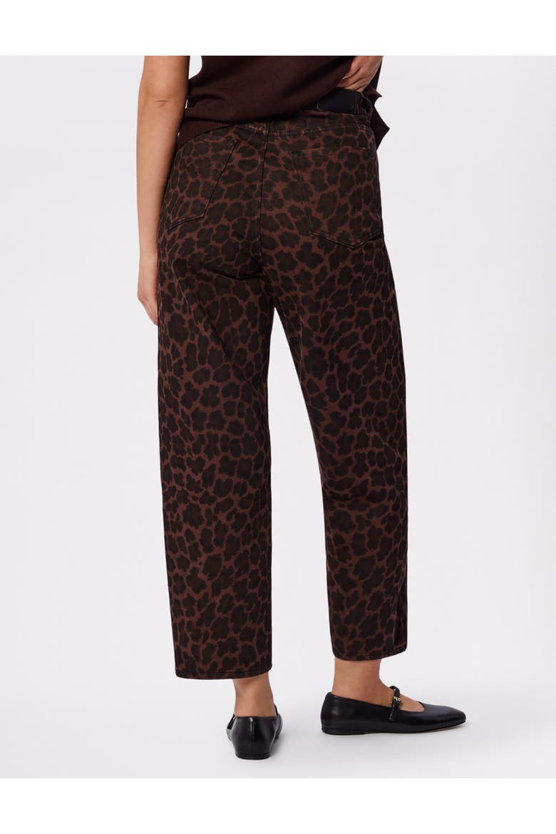 Leopard Print Barrel Jean, Alternate, color, Leopard Print