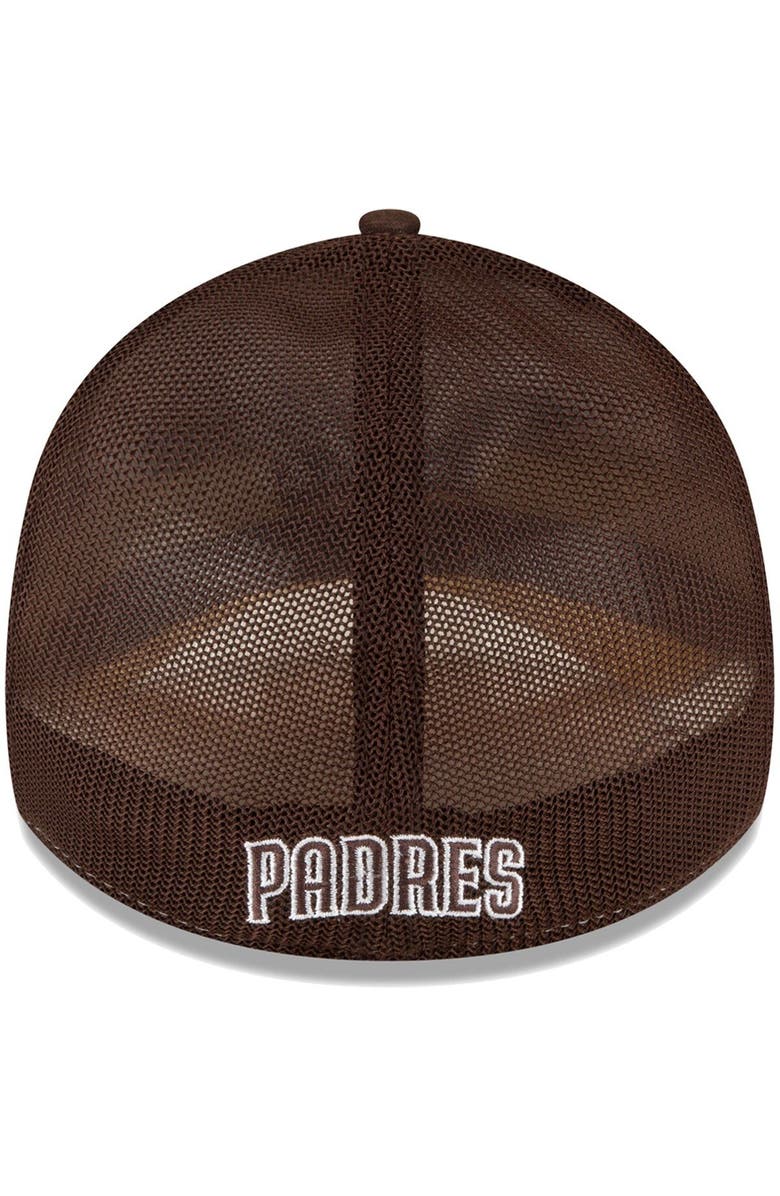 New Era Men's New Era  Brown/White San Diego Padres 2023 On-Field Batting Practice 39THIRTY Flex Hat, Alternate, color, 