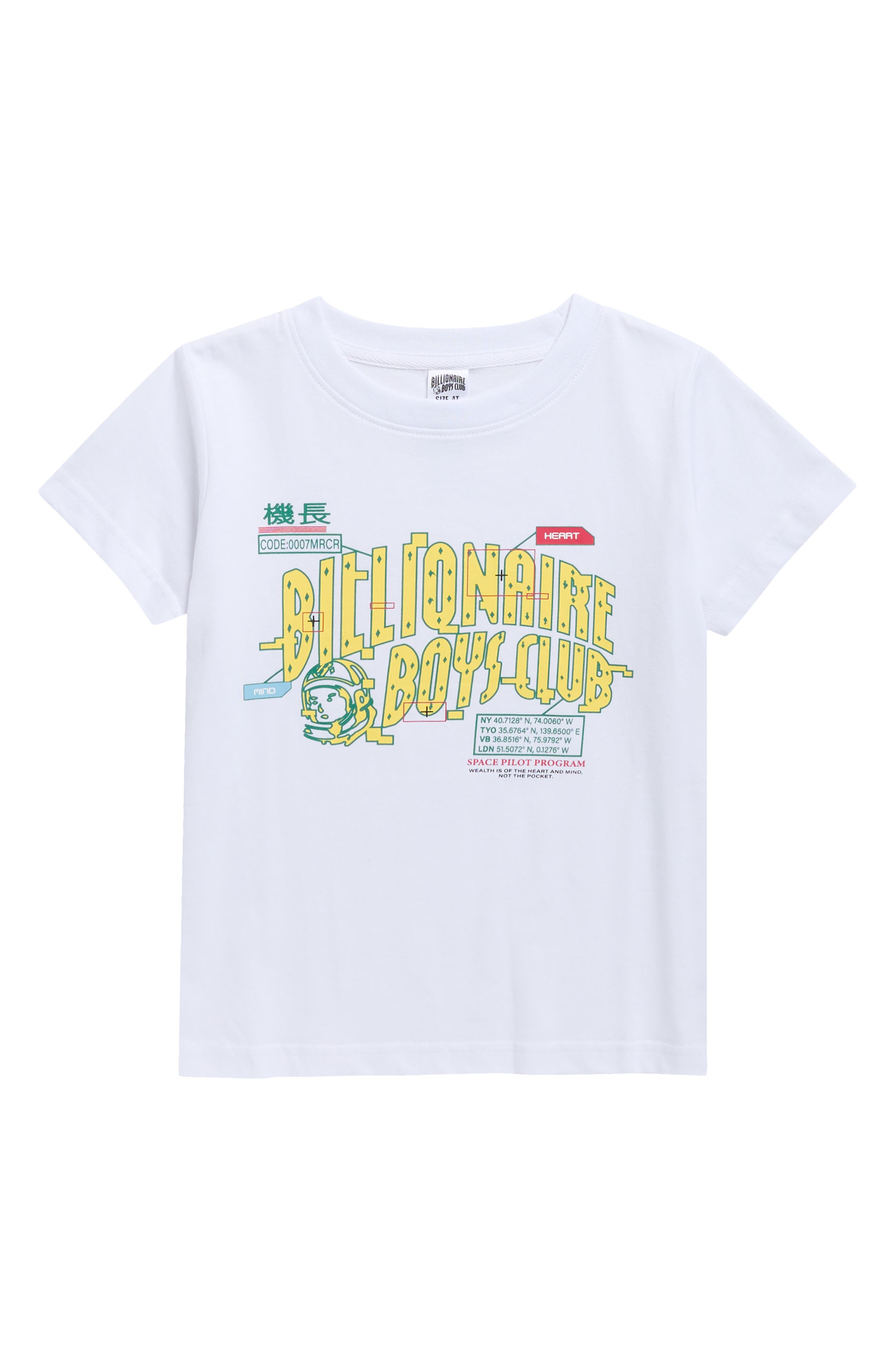 Billionaire Boys Club Kids' System Cotton Graphic T-Shirt