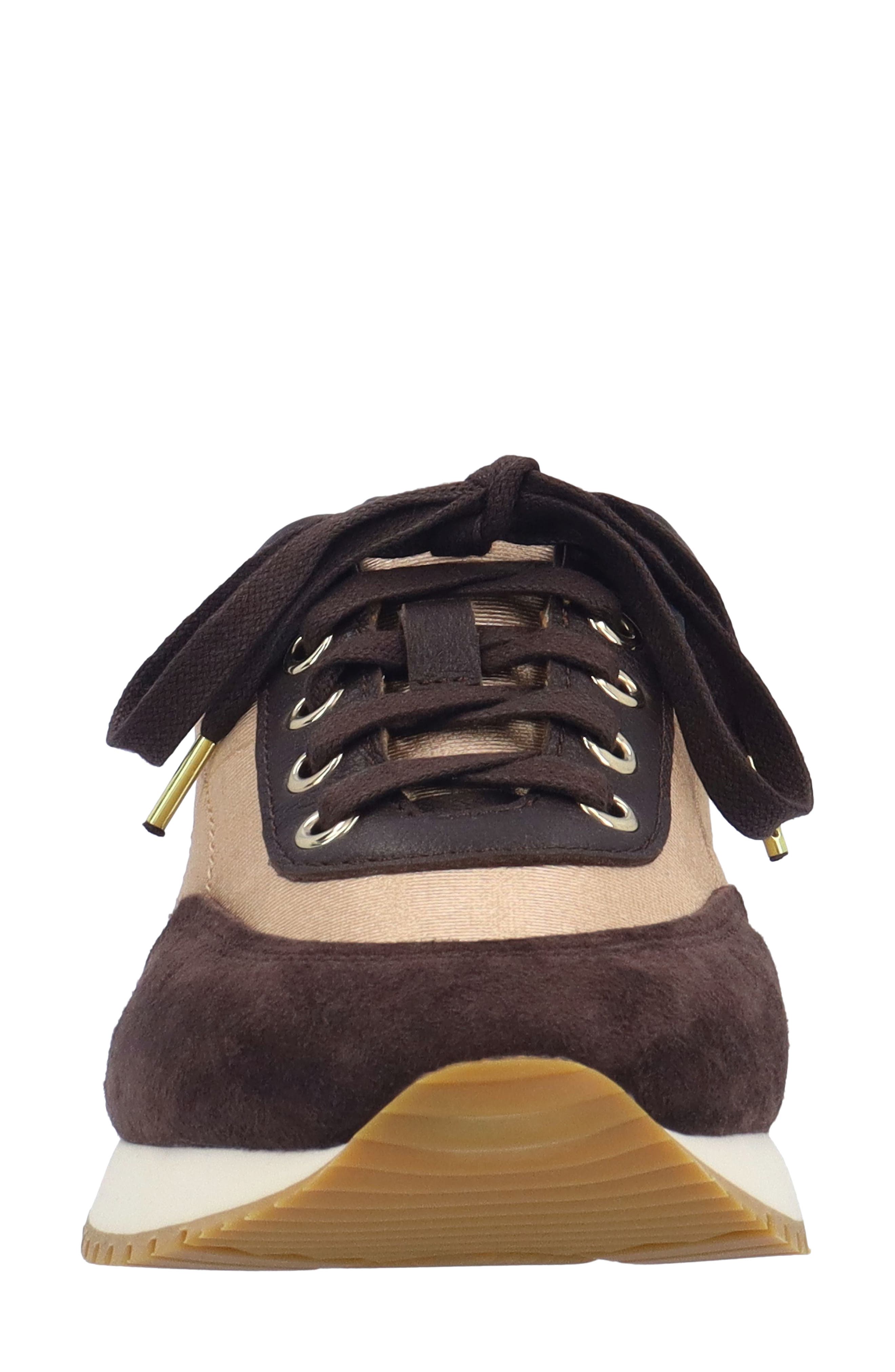 Juvina Sneaker, Alternate, color, CHOCOLATE/ NUDE