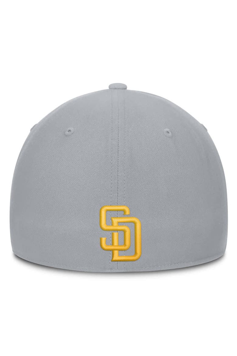 Men's Nike  Gray San Diego Padres Primetime Rise Dri-FIT Flex Hat, Alternate, color, Gray