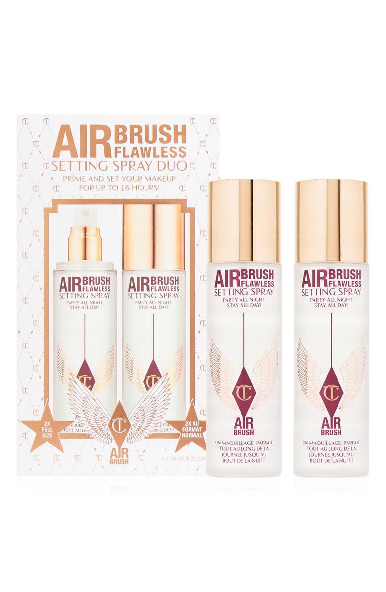 Charlotte Tilbury Airbrush Flawless Makeup Setting Spray Duo $76 Value, Alternate, color,