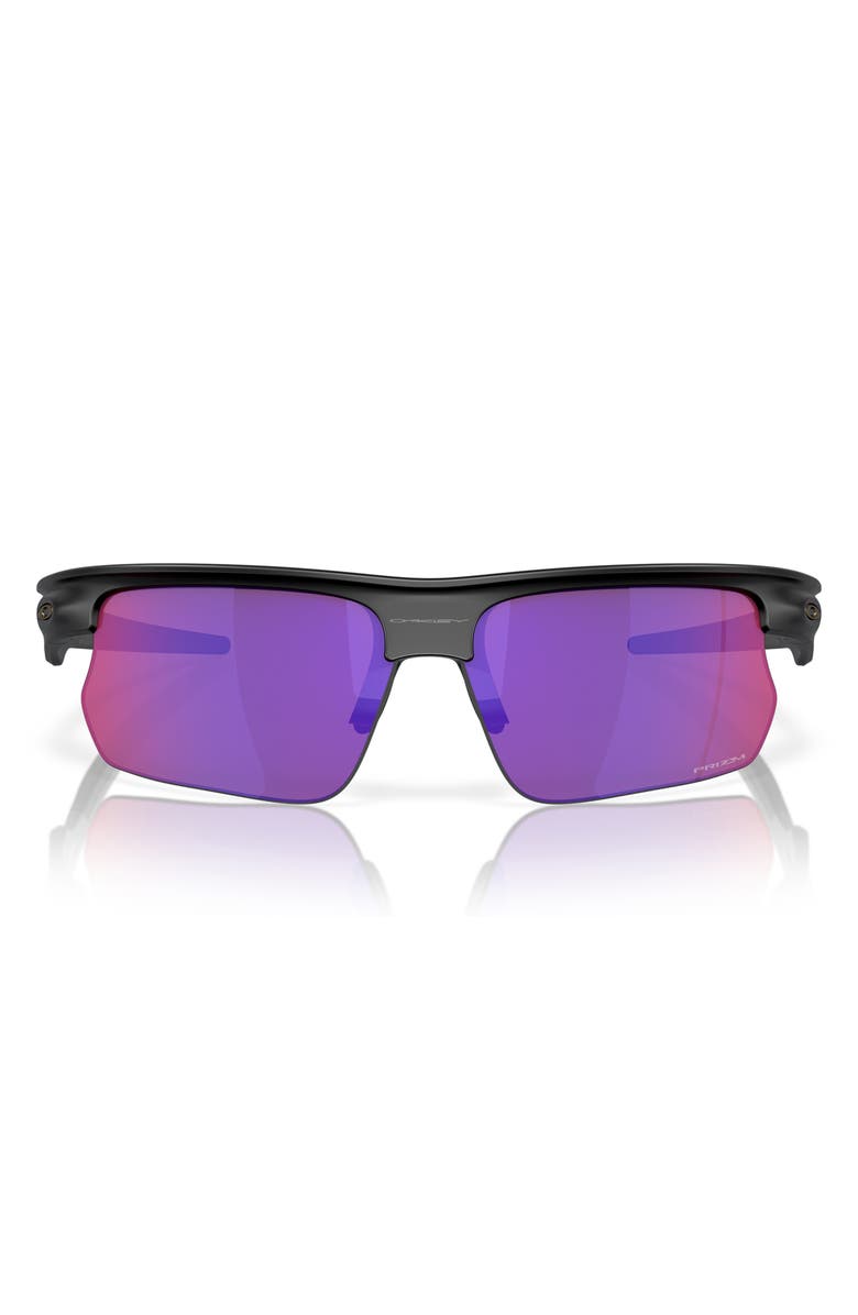 Oakley Bisphera 68mm Prizm<sup>™</sup> Gradient Oversize Rectangular Sunglasses, Main, color, Crystal Grey
