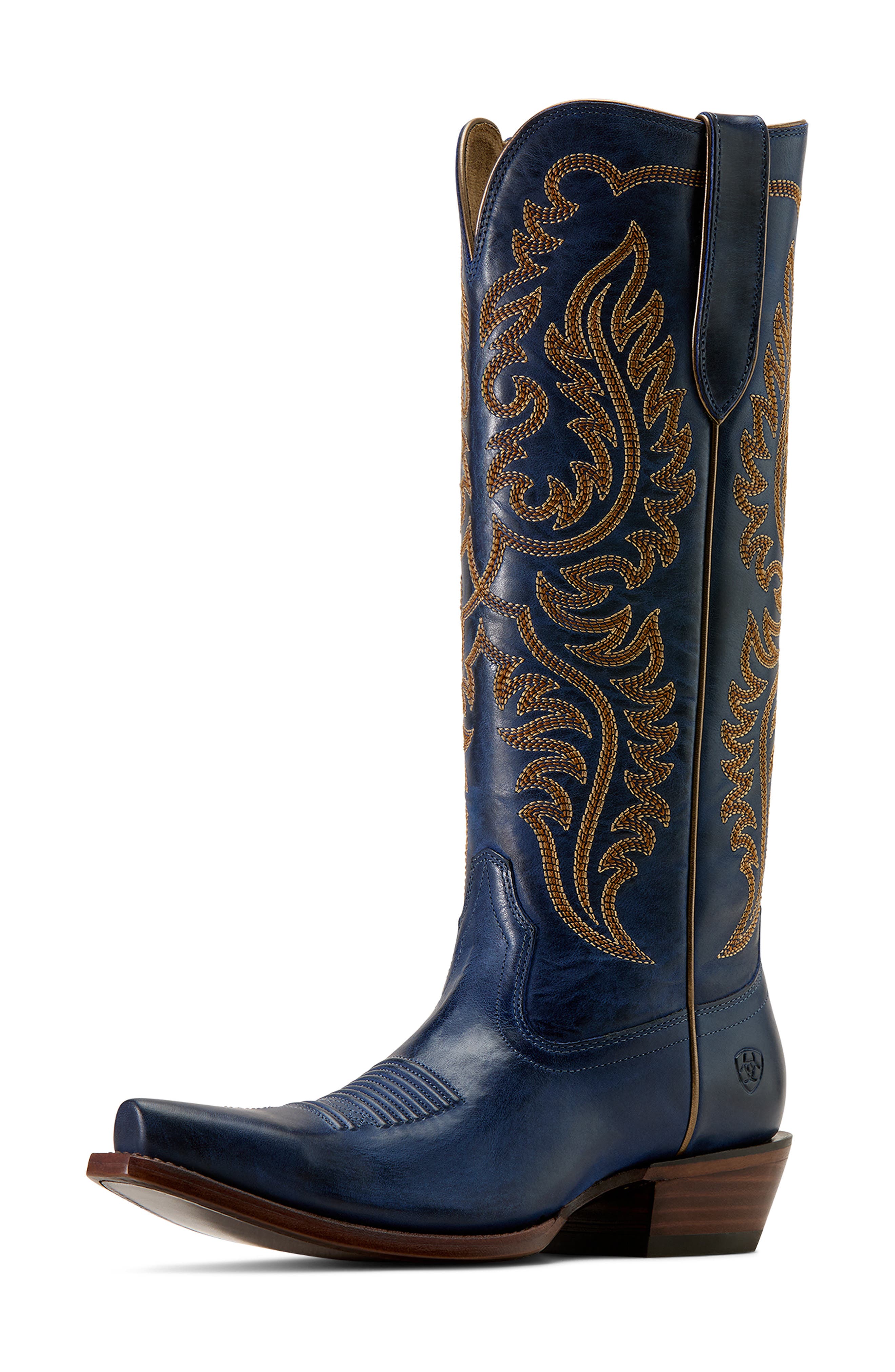 Ellamore X Toe Western Boot, Alternate, color, ROYAL COBALT