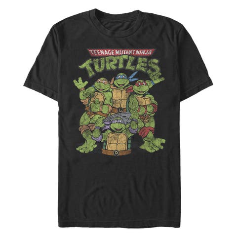 Men's Teenage Mutant Ninja Turtles Best Friend Shot  Graphic T-Shirt