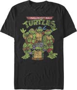 TEENAGE MUTANT NINJA TURTLES Men's Teenage Mutant Ninja Turtles Best Friend Shot Graphic T-Shirt