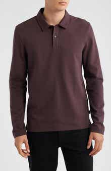 BOSS Pleins Long Sleeve Polo
