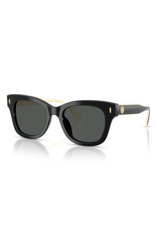 Tory Burch 51mm Square Sunglasses In Black