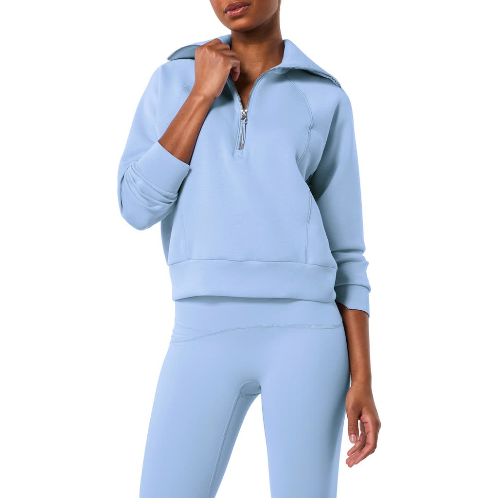 SPANX SPANX® AIRESSENTIALS HALF ZIP SWEATSHIRT