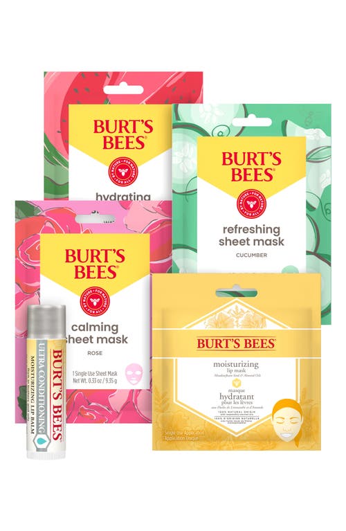 Burt's Bees 6-pack Masks Gift Set In Transparent