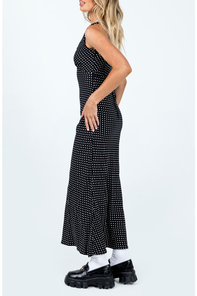 Nellie Polka Dot Maxi Dress, Alternate, color, BLACK POLKA DOT