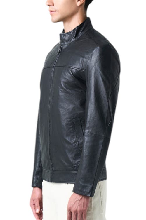 VELEZ LEATHER JACKET SEMI-LOOSE FIT 