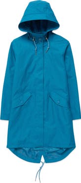 Seasalt Cornwall Seafaring Waterproof Linen & Cotton Hooded Coat