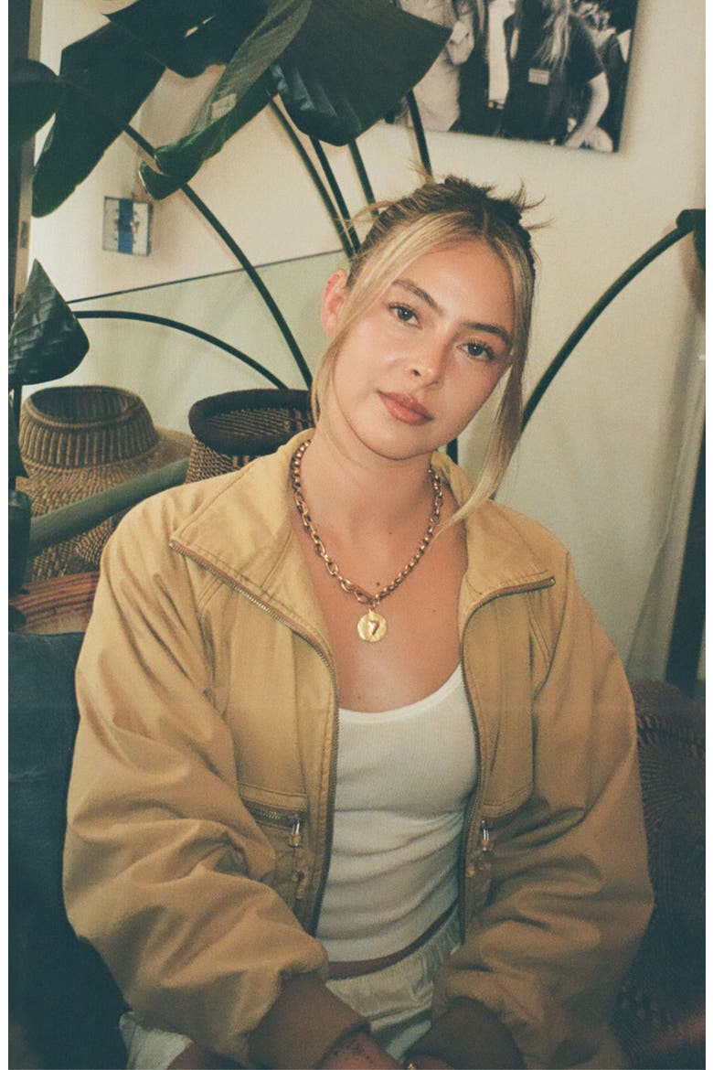 Posey Necklace, Alternate, color, Gold