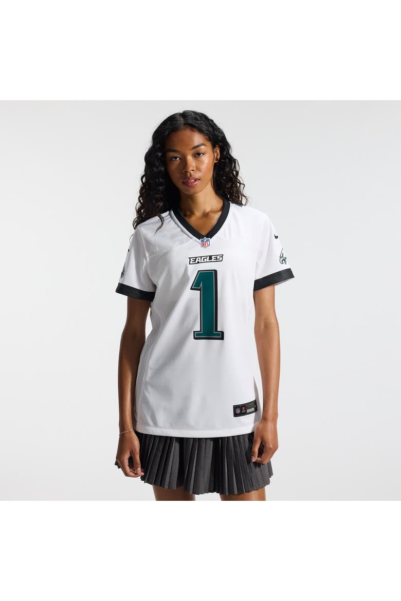 Women's Nike Jalen Hurts  White Philadelphia Eagles Game Jersey, Alternate, color, White