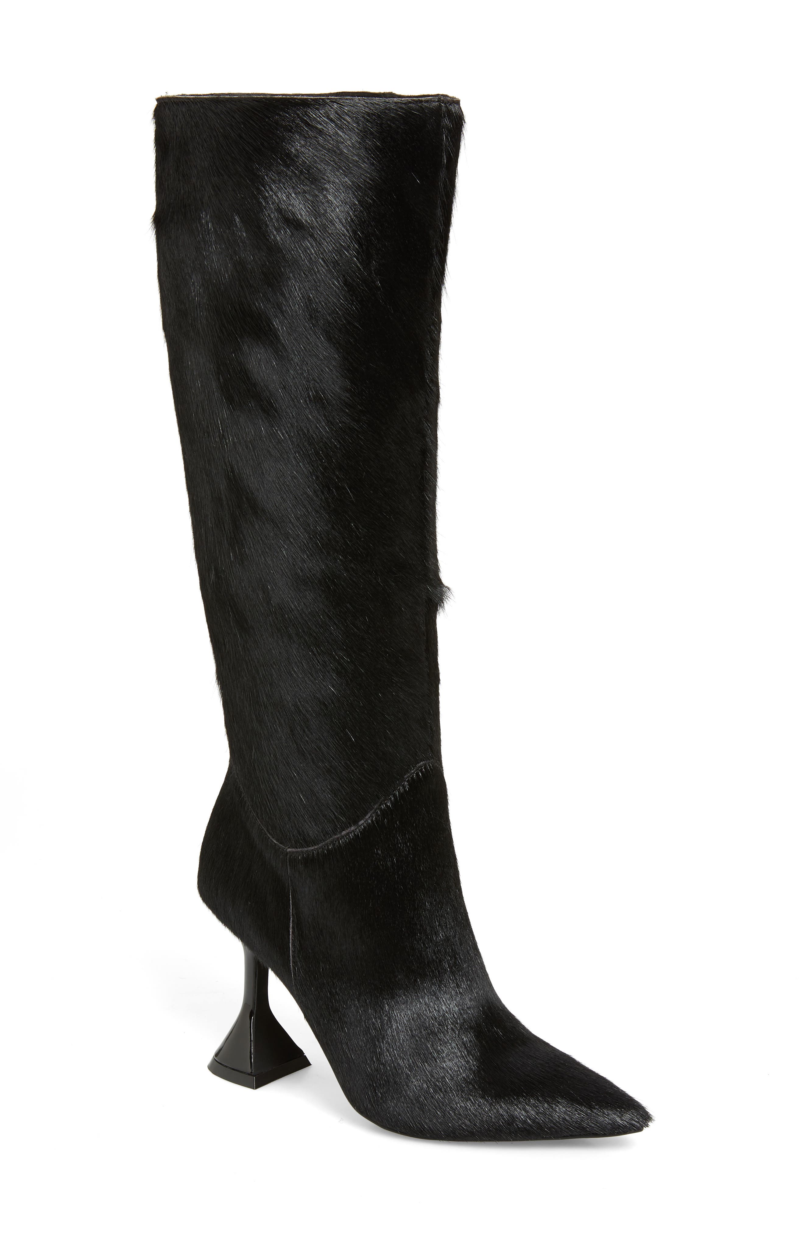 Jeffrey Campbell Entity Genuine Calf Hair Knee High Boot, Main, color, 