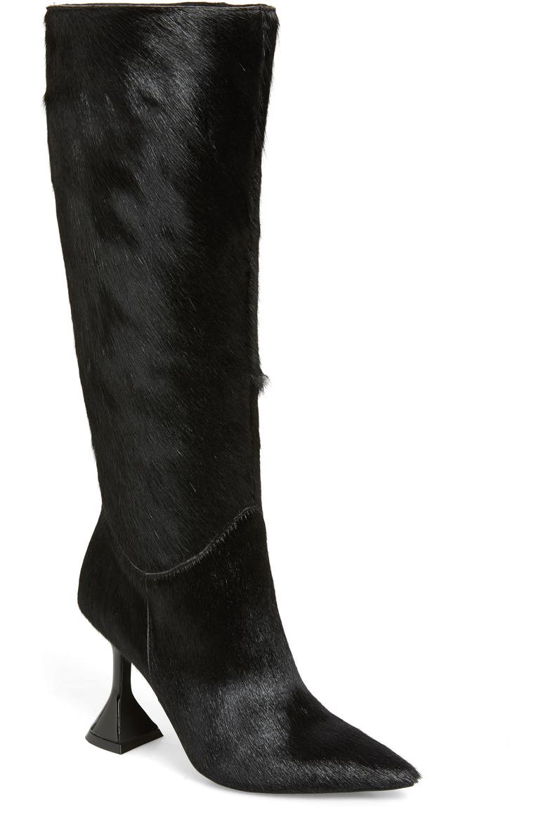 Jeffrey Campbell Entity Genuine Calf Hair Knee High Boot, Main, color,
