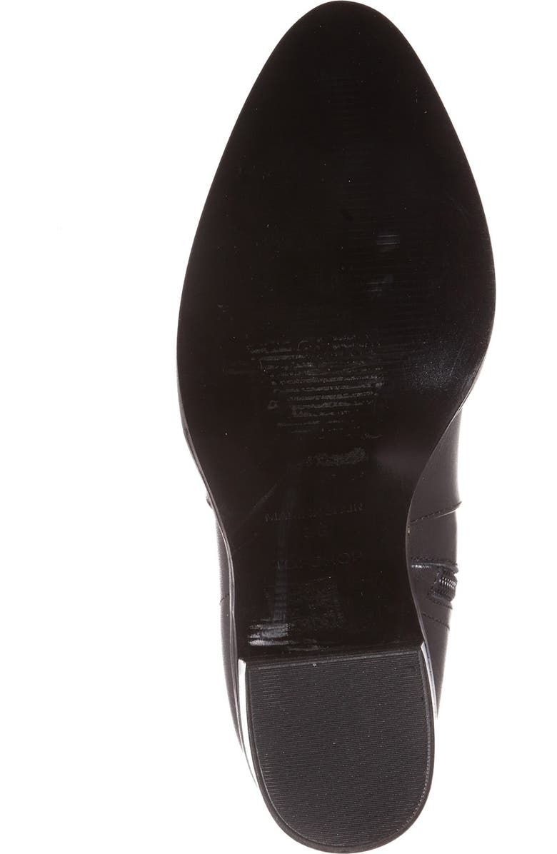 Topshop 'Million' Pointy Toe Zip Boot, Alternate, color,