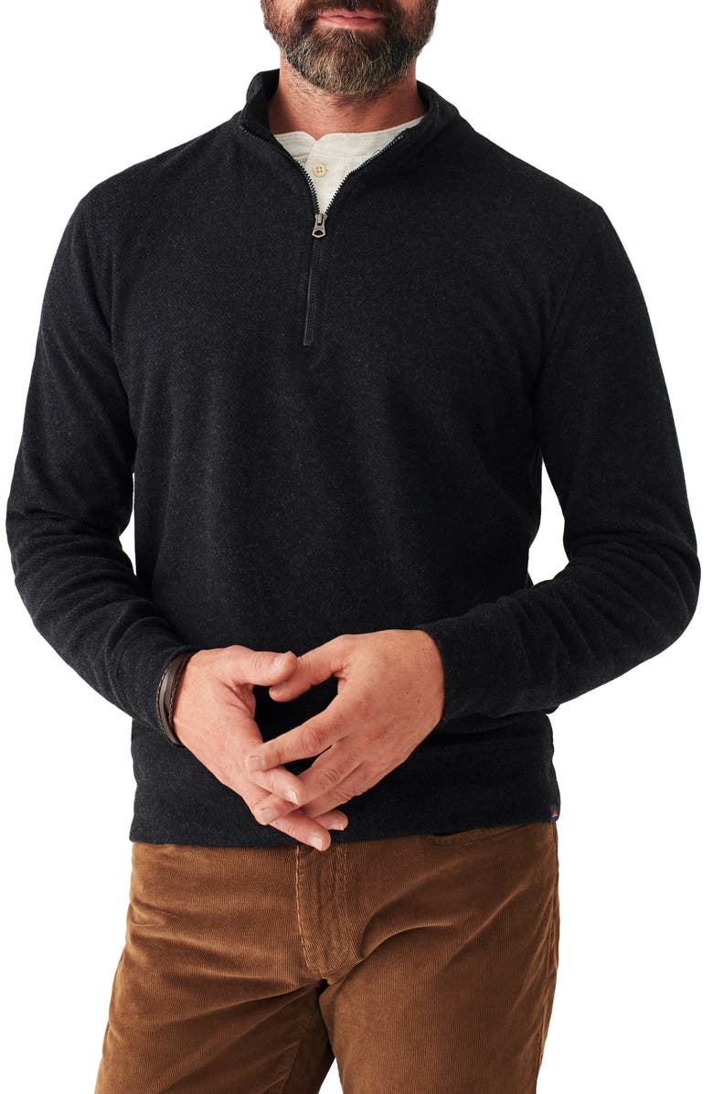Faherty Legend Quarter Zip Pullover, Main, color,