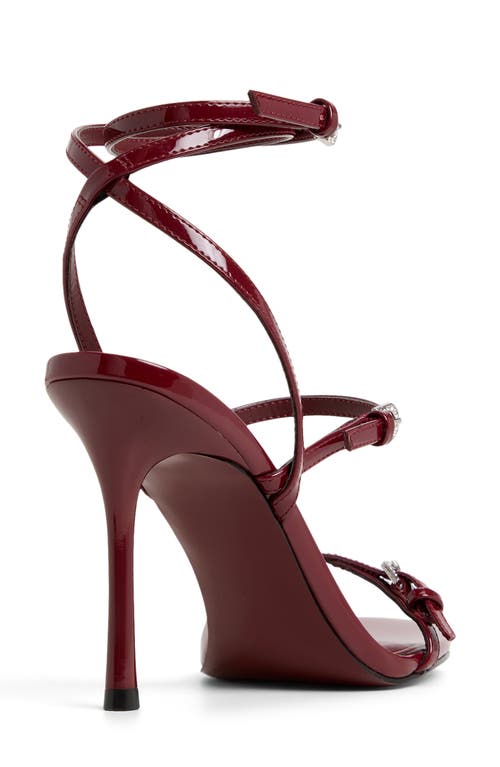 Aldo Jamielynn Ankle Strap Sandal In Red