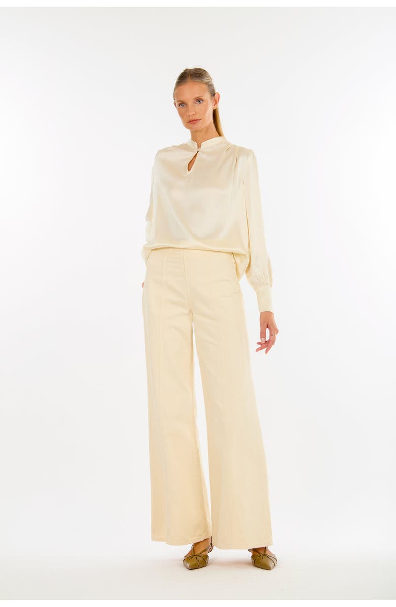 SECRET MISSION Arden Blouse, Main, color, Crème