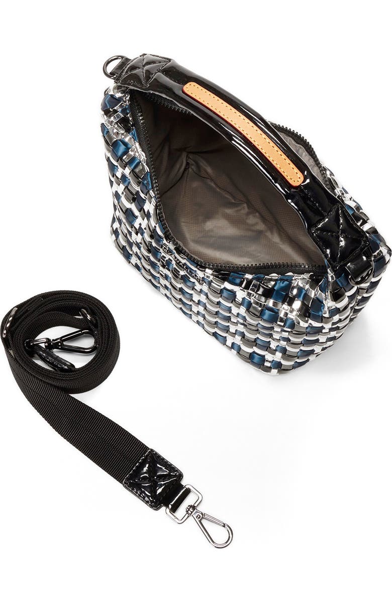 MZ Wallace Mini Woven Nylon Hobo, Alternate, color,