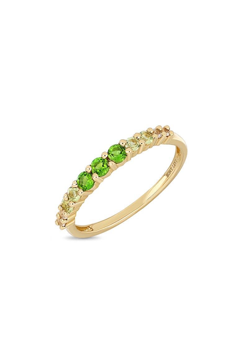 14K Gold Semiprecious Stone Ring, Main, color, 14K YELLOW GOLD