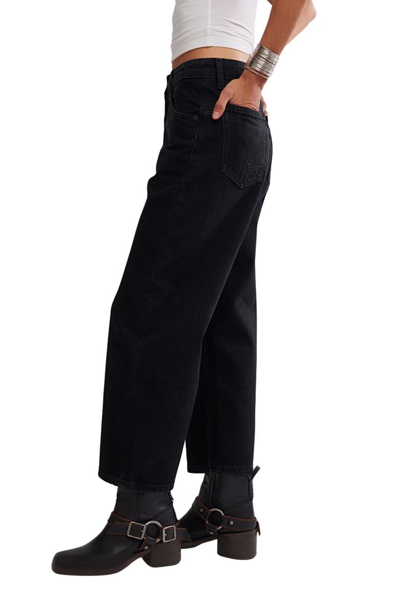 Deep Trance Ankle Boyfriend Jeans, Alternate, color, DARK MATTER