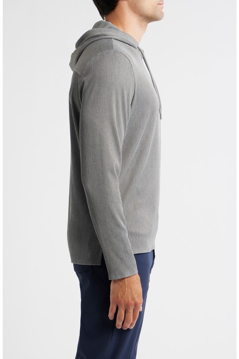 Hoppin Heathered Performance Hoodie, Alternate, color, HEATHER THUNDER