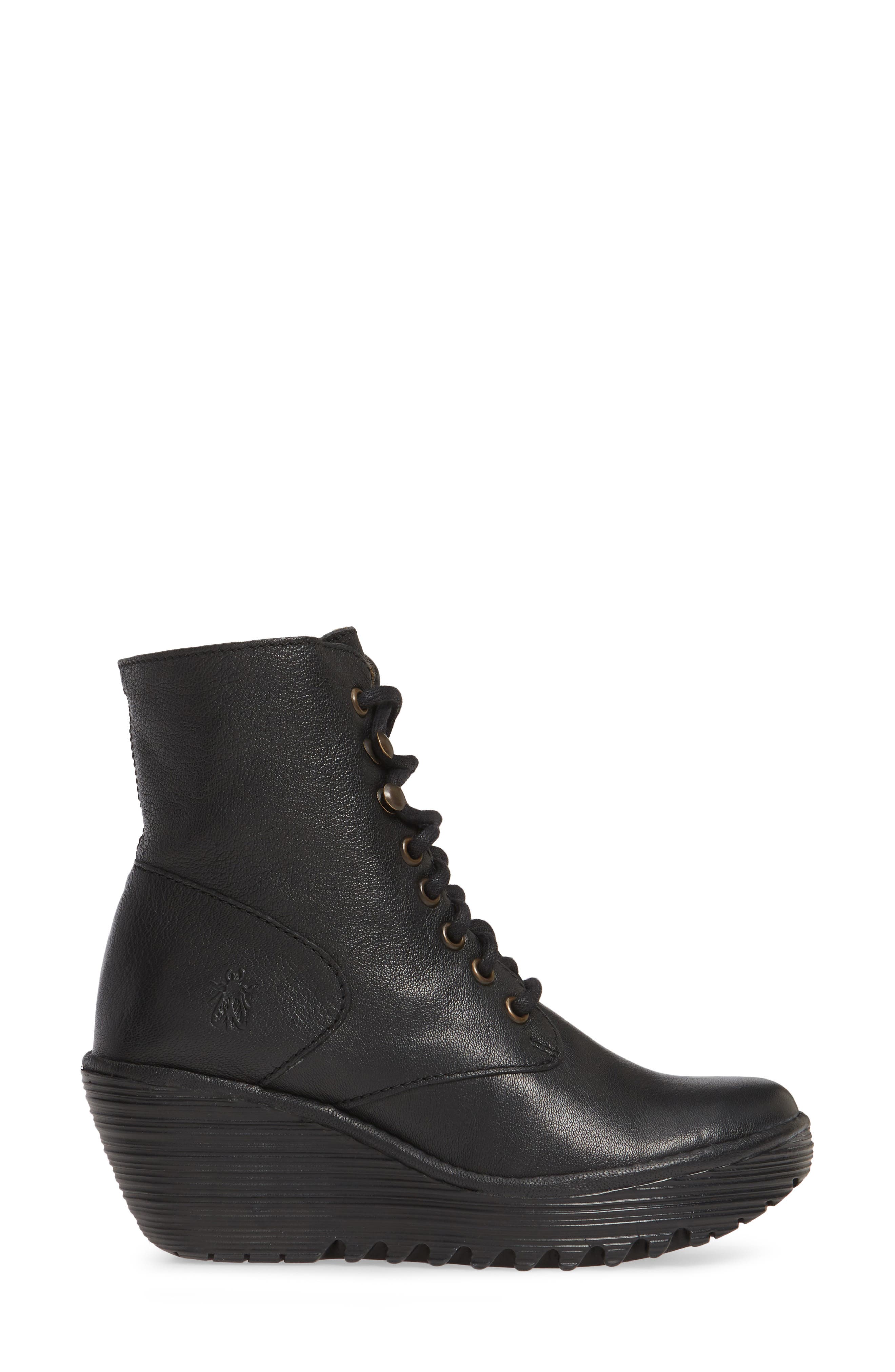 Fly London Ygot Wedge Bootie, Alternate, color, 