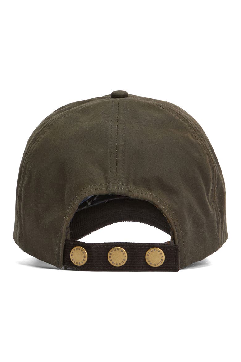 Ashby Adjustable Cotton Baseball Cap, Alternate, color, OLIVE/BROWN