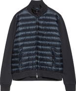 Herno Cotton Knit & Quilted Down Jacket