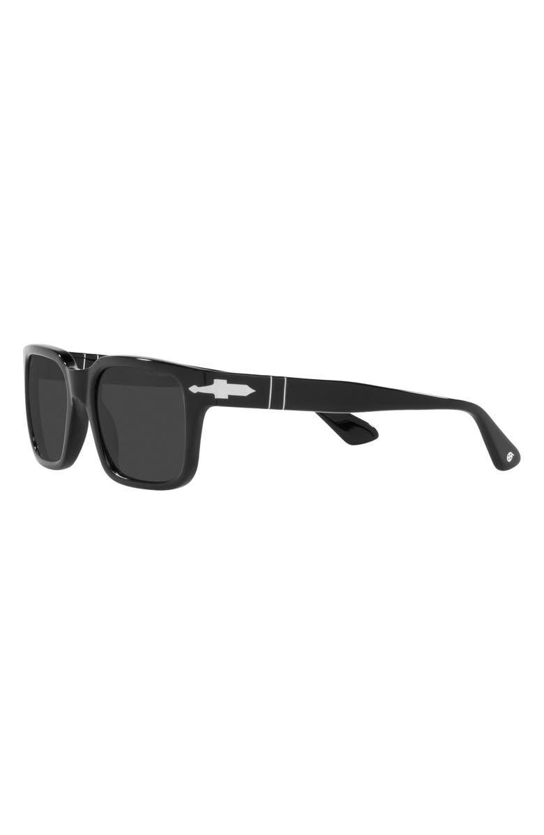 Persol 53mm Polarized Rectangular Sunglasses, Alternate, color,