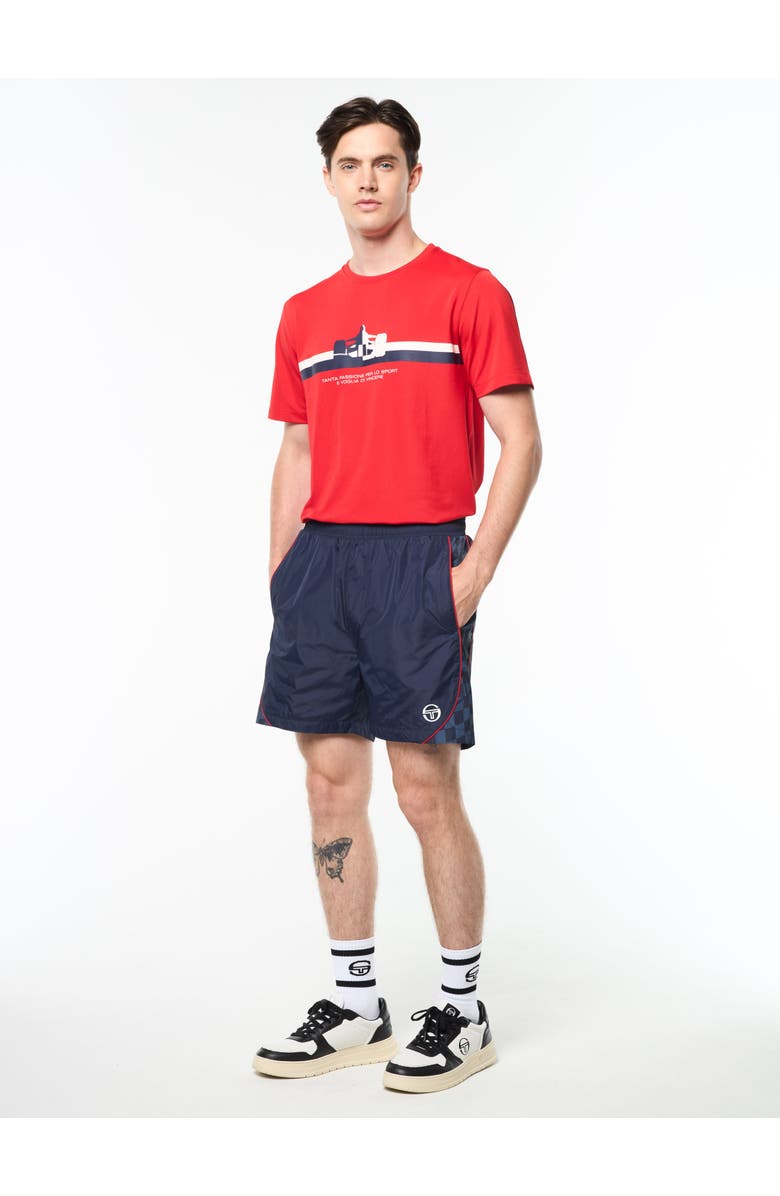 Sergio Tacchini Macchina Short, Alternate, color, Maritime Blue