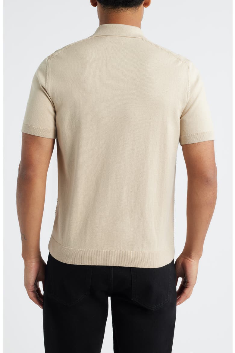Short Sleeve Cardigan, Alternate, color, SAND